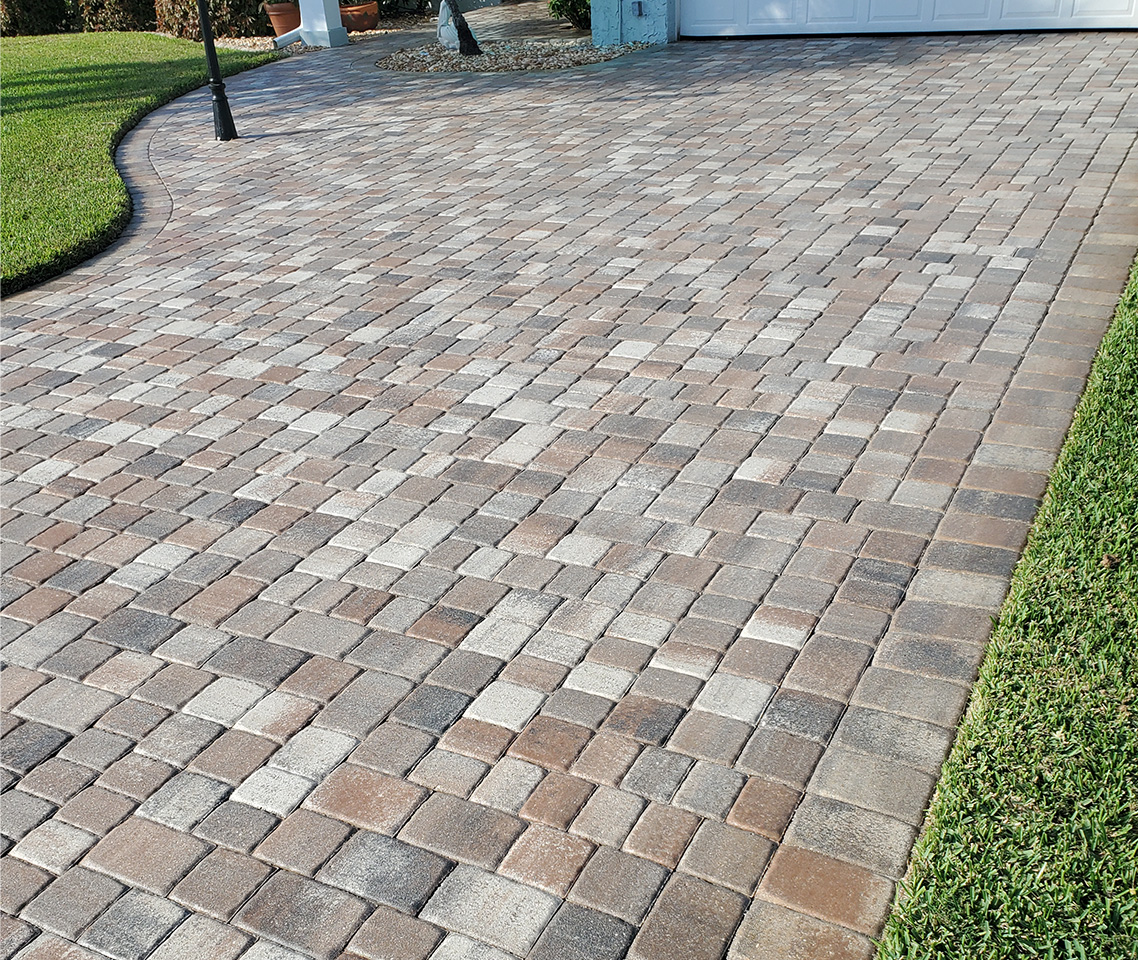 Brick Paver Sealed Driveway